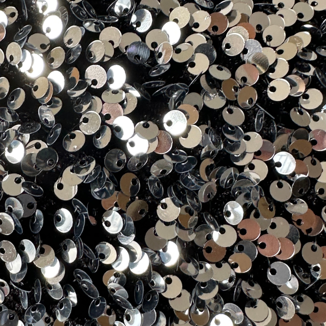 Big Sequins Paillettes Argent