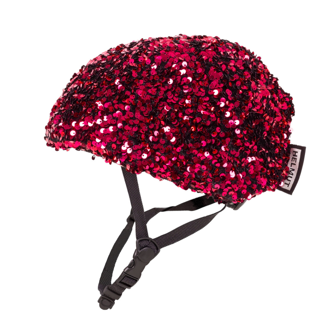 Couvre-casque: Les Paillettes - Cerise