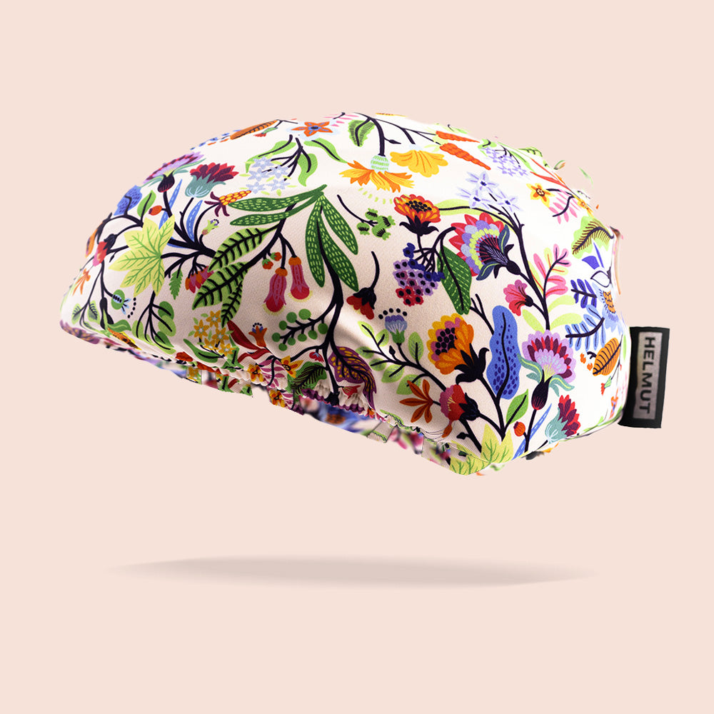 Helmet cover: Multi Flowers