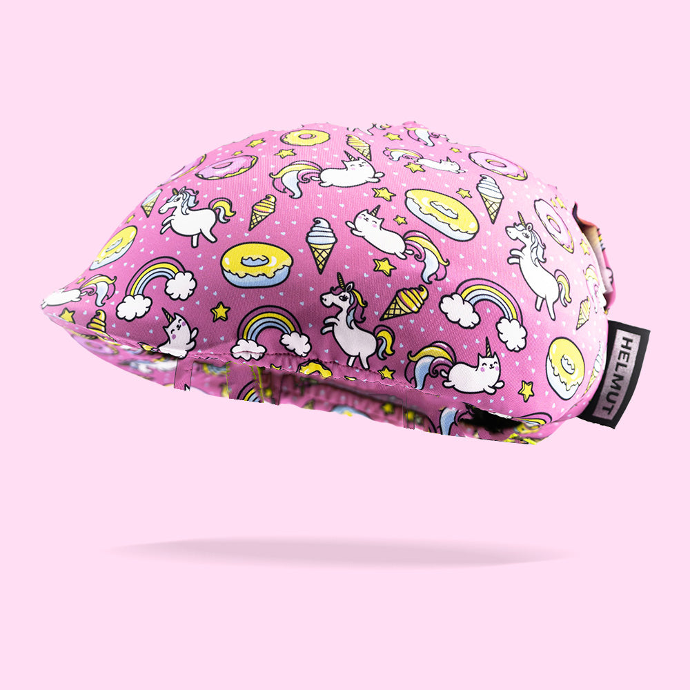 Couvre-casque: Licorne rose