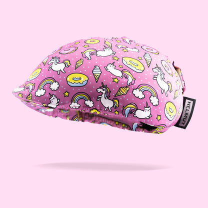 Couvre-casque: Licorne rose